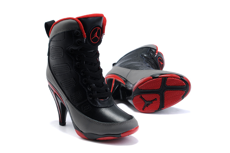 jordan noir et rouge femme